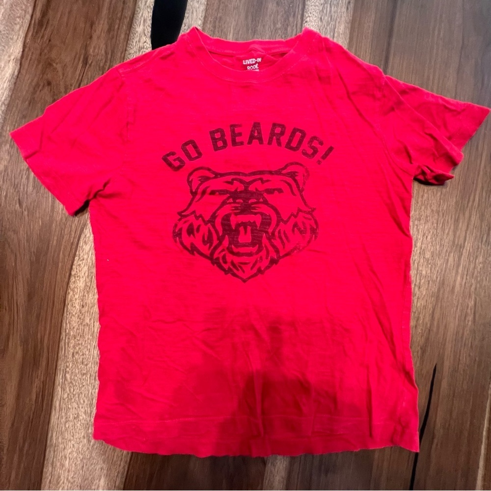 🧡Goodfellow & Co - Red Go Beards Graphic Tee - XS